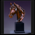 Horse Bust Award. 14"h x 7"w